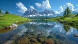 Embark on a trek through Passo Giau and witness the stunning beauty of the Dolomites, serene lakes, and lush meadows that make it a hiker's paradise.