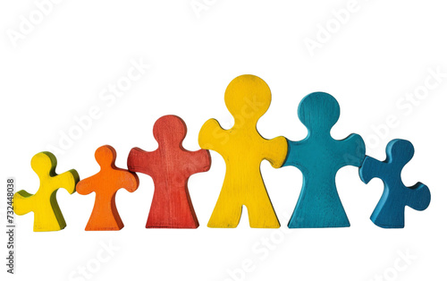 Puzzle Pieces for International Day of Families transparent background.