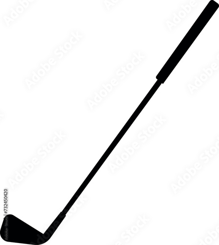iron or wedge golf club flat vector icon for sports apps and websites