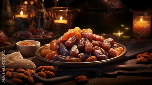 Celebrate the diversity of Ramadan flavors with the versatile pairing of dates and almonds.