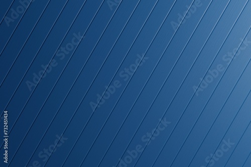 Wooden background consisting of diagonal planks. The color is Traffic Blue. Light from right