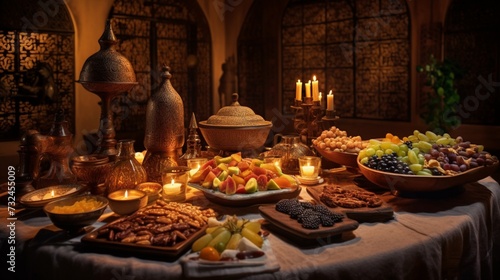 Embark on a culinary adventure through the bazaars of Ramadan, discovering the treasures of dates and almonds.