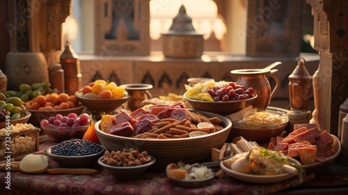 Embark on a gastronomic journey, exploring the nuances of Traditional Arabic Food during Ramadan, with a special emphasis on the sweetness of dates and the crunch of almonds.