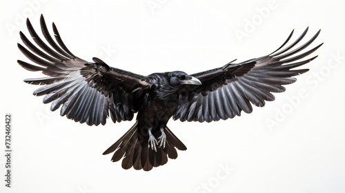 Flying raven © Rimsha