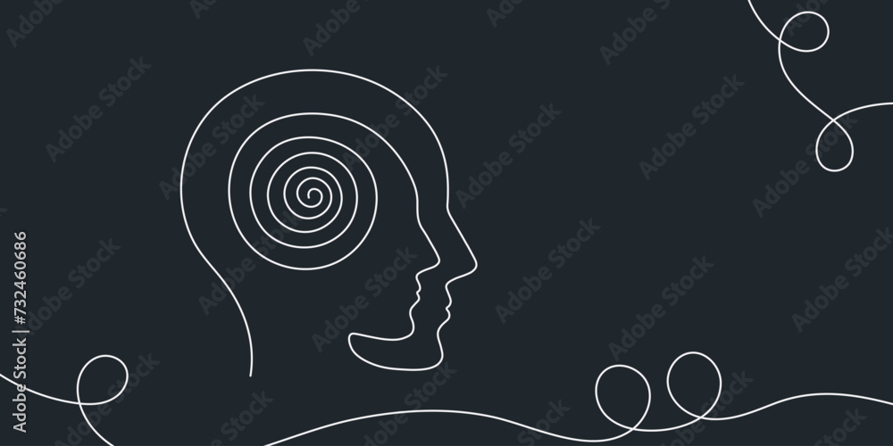Metaphor bipolar disorder, Double face, Split personality, Parkinson ...