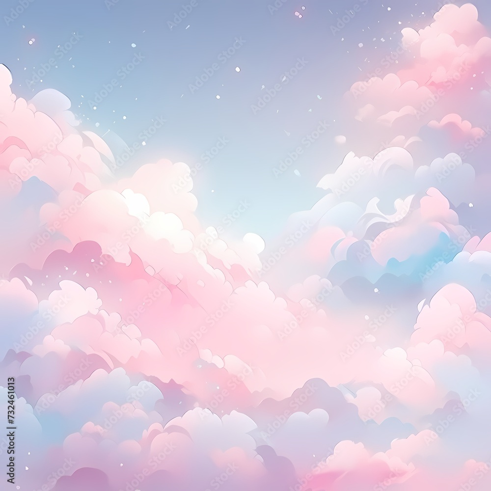 Pastel Cloudscape