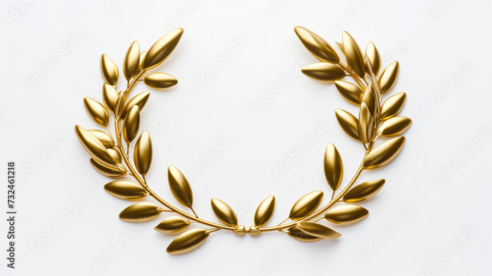 Golden olive crown