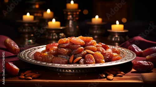 Immerse yourself in the cultural richness of Ramadan with the indulgent sweetness of dates and almonds.
