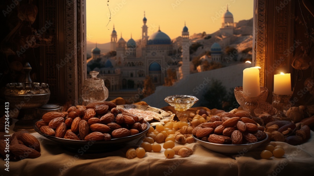 Immerse yourself in the cultural tapestry of Ramadan through the symbolism of dates and almonds. Immerse yourself in the cultural tapestry of Ramadan through the symbolism of dates and almonds.