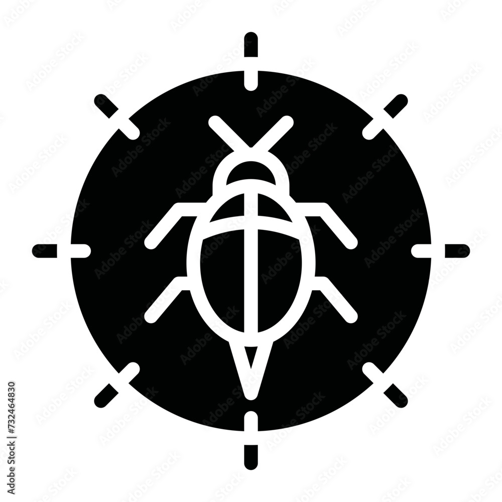 Bug Tracking icon vector image. Can be used for Game Development. Bug Tracking icon vector image. Can be used for Game Development.