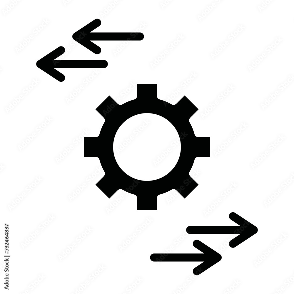 Automation icon vector image. Can be used for Game Development. Automation icon vector image. Can be used for Game Development.