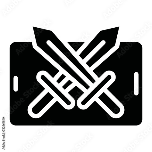 Battle Royale icon vector image. Can be used for Game Development.