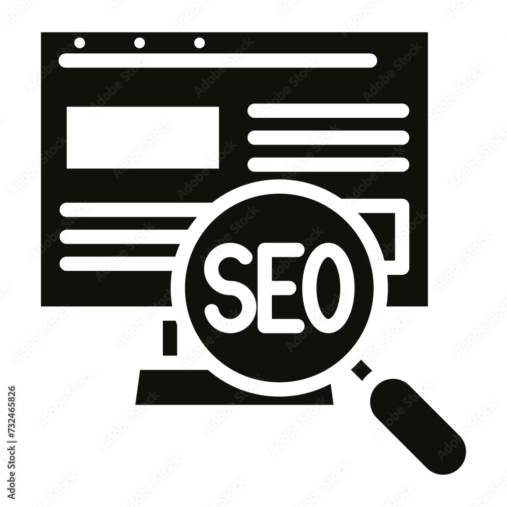 Seo icon vector image. Can be used for New Media. Seo icon vector image. Can be used for New Media.