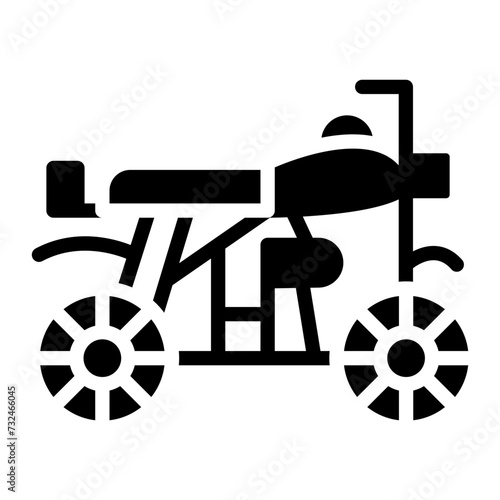 Bike icon vector image. Can be used for Battle Royale.