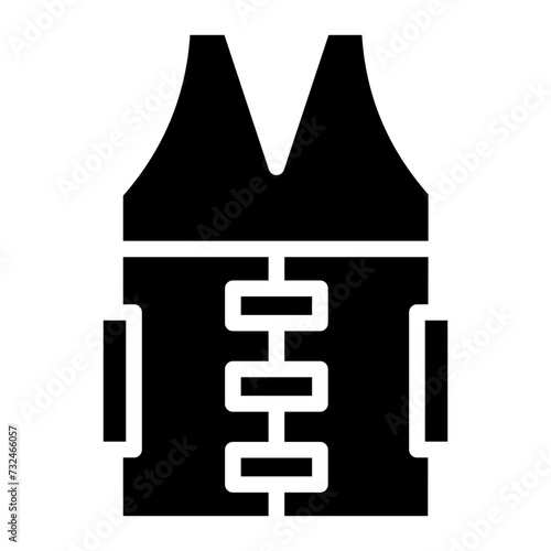 Body Armor icon vector image. Can be used for Battle Royale.