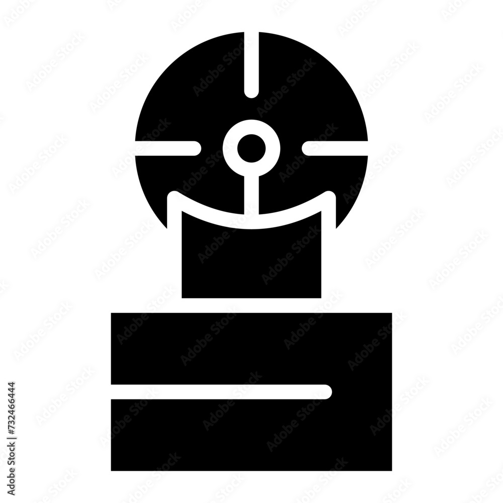 Red Dot Sight icon vector image. Can be used for Battle Royale. Red Dot Sight icon vector image. Can be used for Battle Royale.