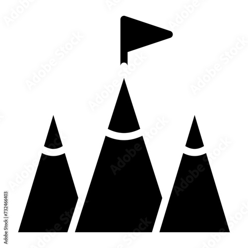 Mission icon vector image. Can be used for Battle Royale.
