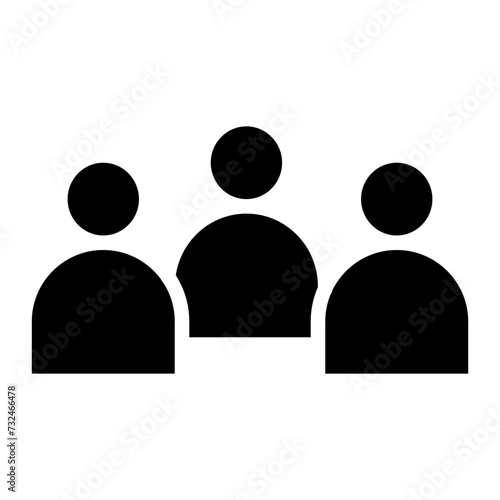 Squad icon vector image. Can be used for Battle Royale.