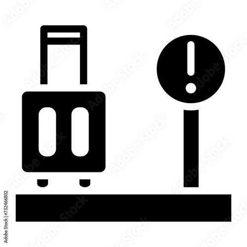 Etd icon vector image. Can be used for Airline.