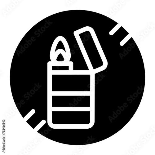 Forbidden Items icon vector image. Can be used for Airline.