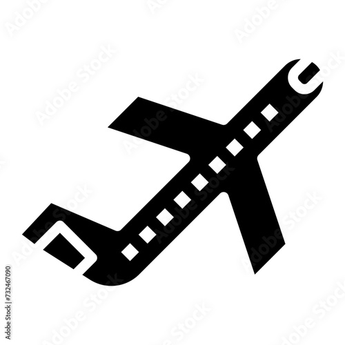 Take Off icon vector image. Can be used for Airline.