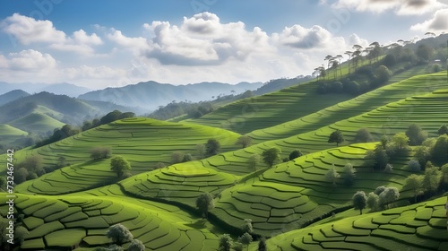 Beautiful tea plantation