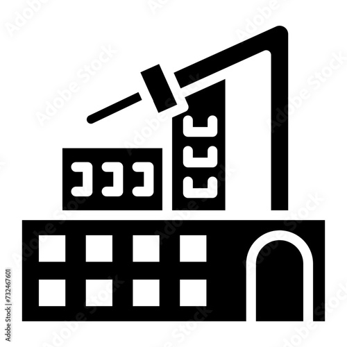 Mining Industry icon vector image. Can be used for Industry.