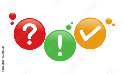 Quiz design logo template illustration