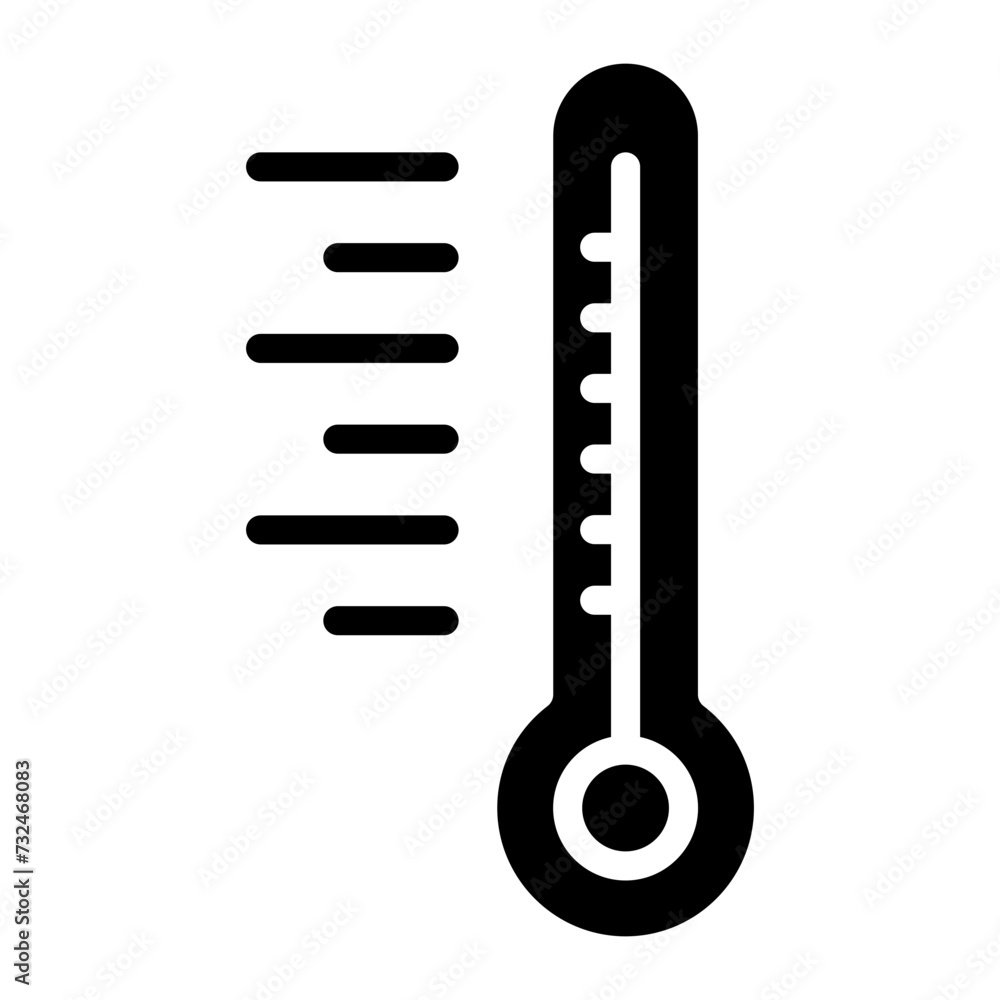 Thermometer icon vector image. Can be used for Science. Thermometer icon vector image. Can be used for Science.