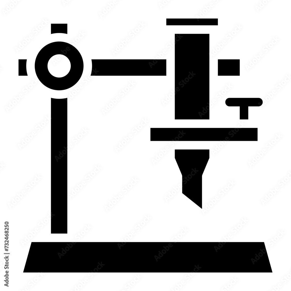 Burette icon vector image. Can be used for Science. Burette icon vector image. Can be used for Science.