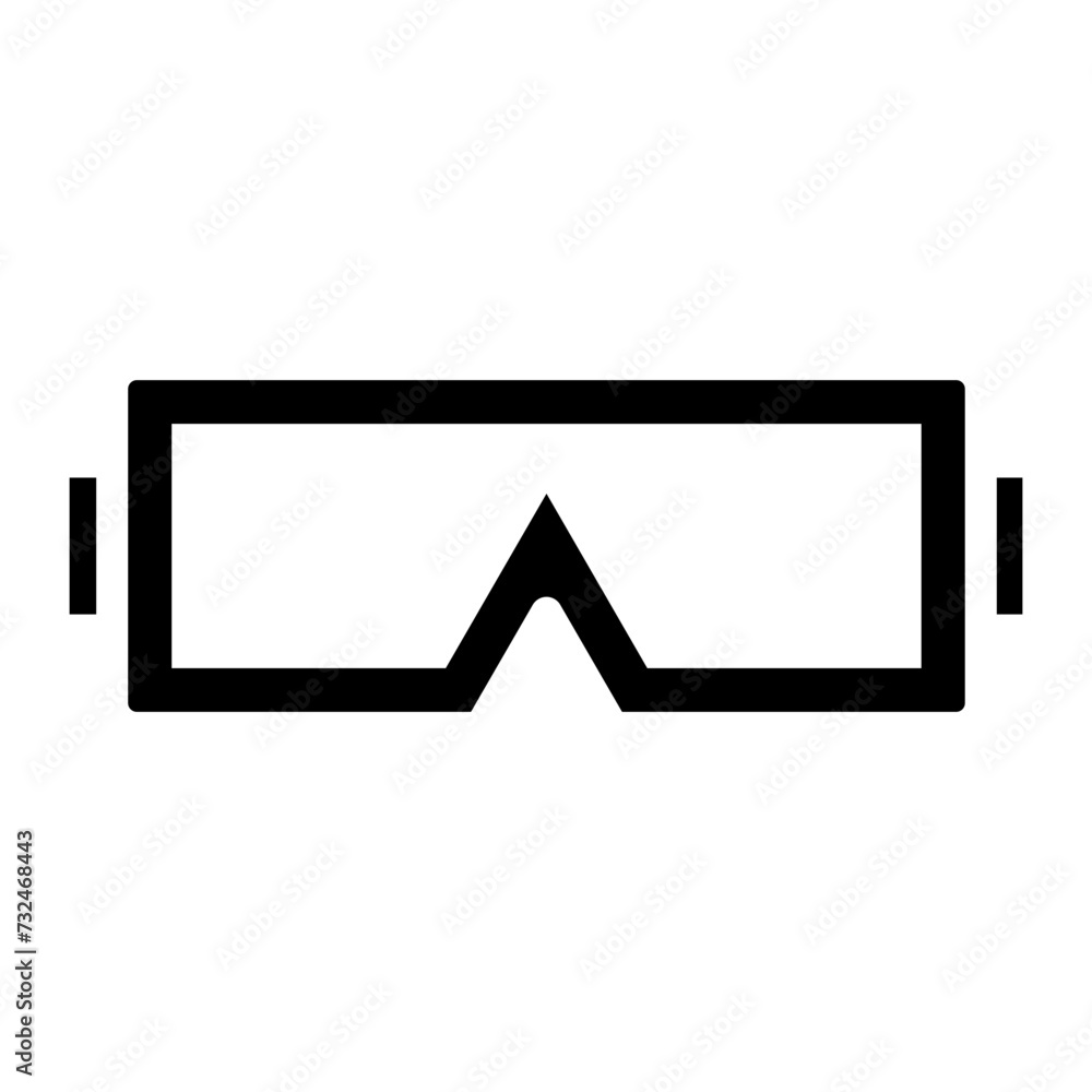 Safety Goggles icon vector image. Can be used for Science. Safety Goggles icon vector image. Can be used for Science.