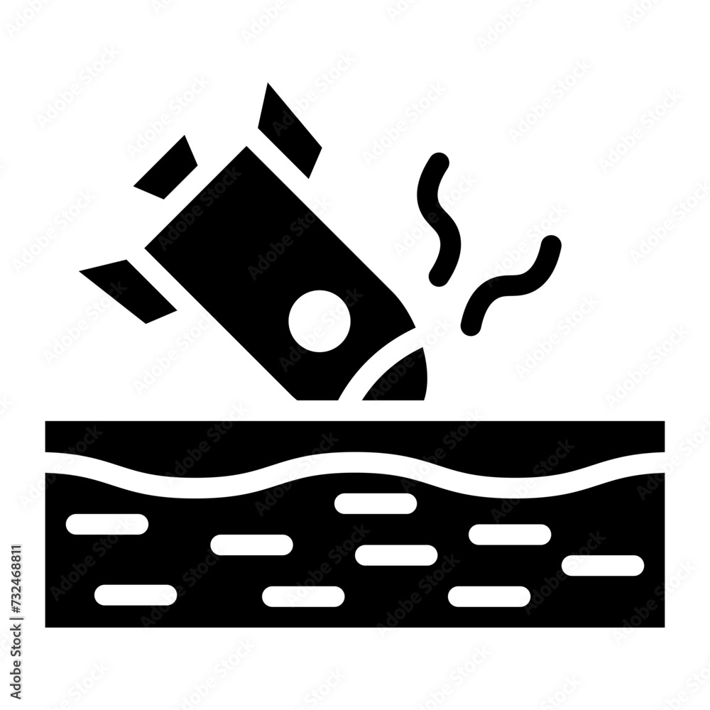 Spaceship Crash icon vector image. Can be used for Science Fiction. Spaceship Crash icon vector image. Can be used for Science Fiction.