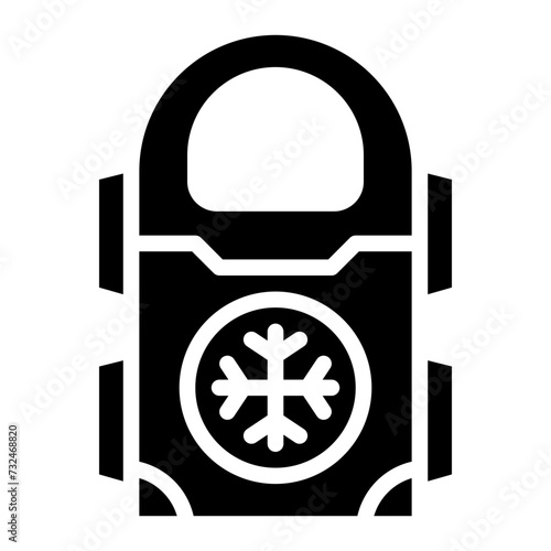 Cryonics icon vector image. Can be used for Science Fiction.
