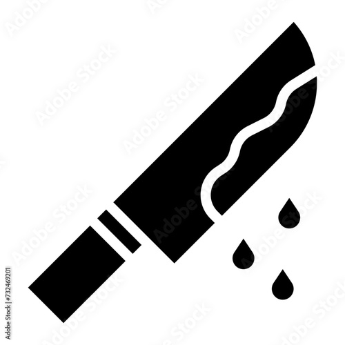 Murder icon vector image. Can be used for Prison.