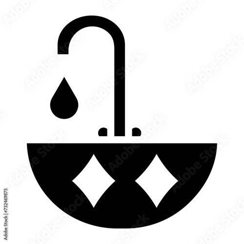 Cleaning Sink icon vector image. Can be used for Cleaning and Dusting.
