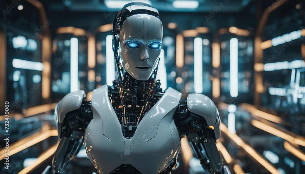 Advanced Humanoid Robot with Articulated Limbs and Sensory Eyes Advanced Humanoid Robot with Articulated Limbs and Sensory Eyes