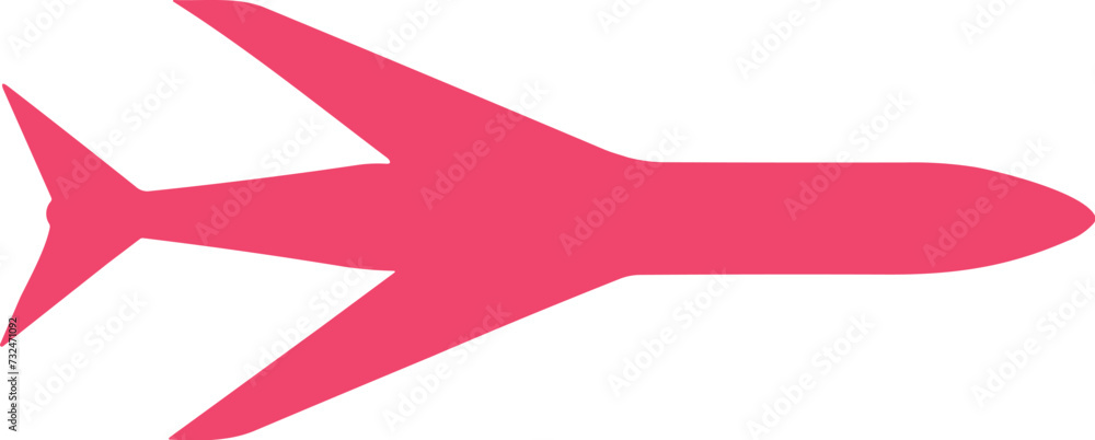Vector illustration of an airplane against a white background Vector illustration of an airplane against a white background