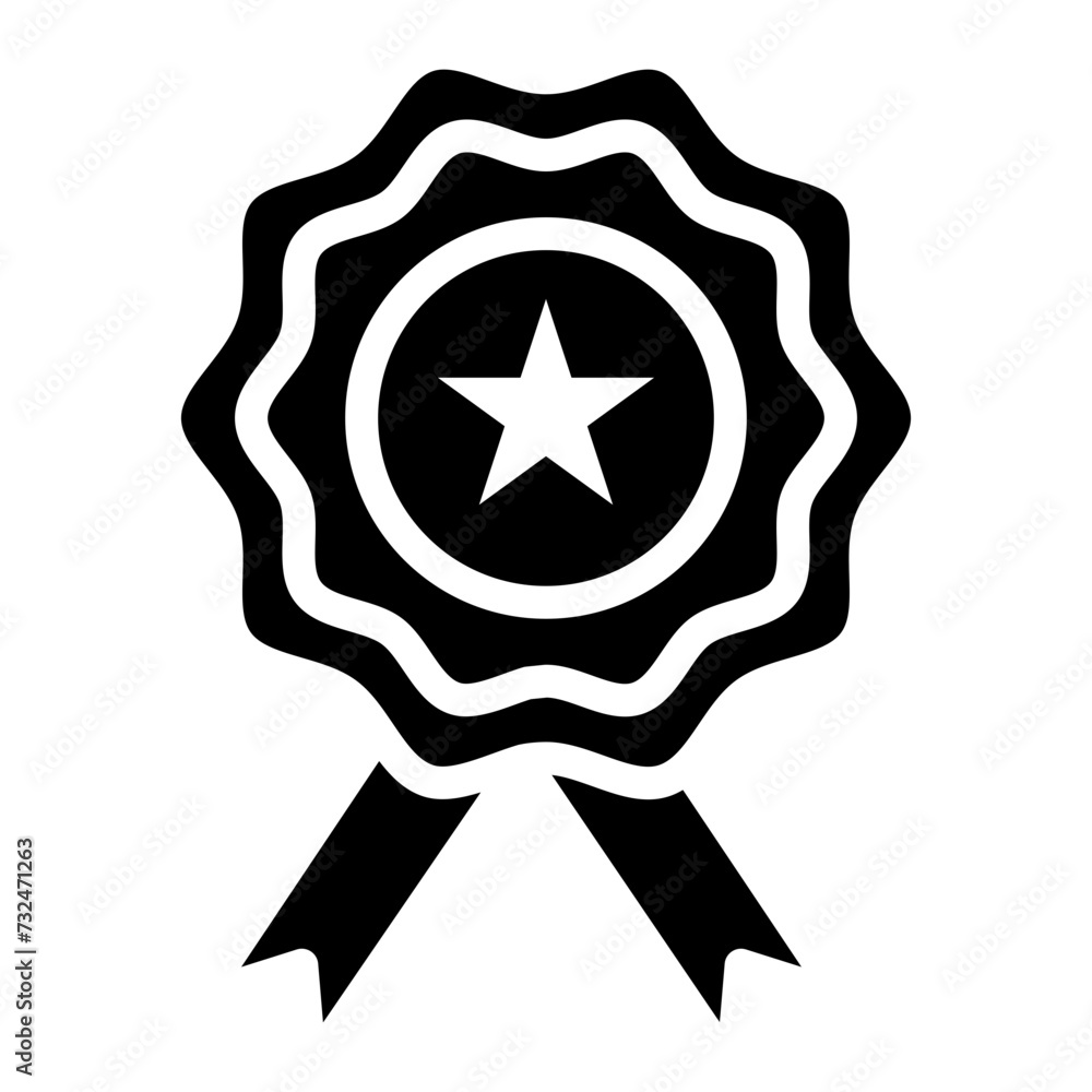 Ribbon icon vector image. Can be used for Baby Shower. Ribbon icon vector image. Can be used for Baby Shower.