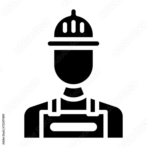 Construction Worker icon vector image. Can be used for Diversity.