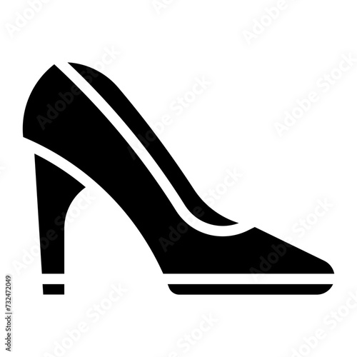 Heel icon vector image. Can be used for Luxury.