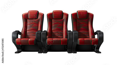 Contemporary Home Cinema Chair Isolated on Transparent Background