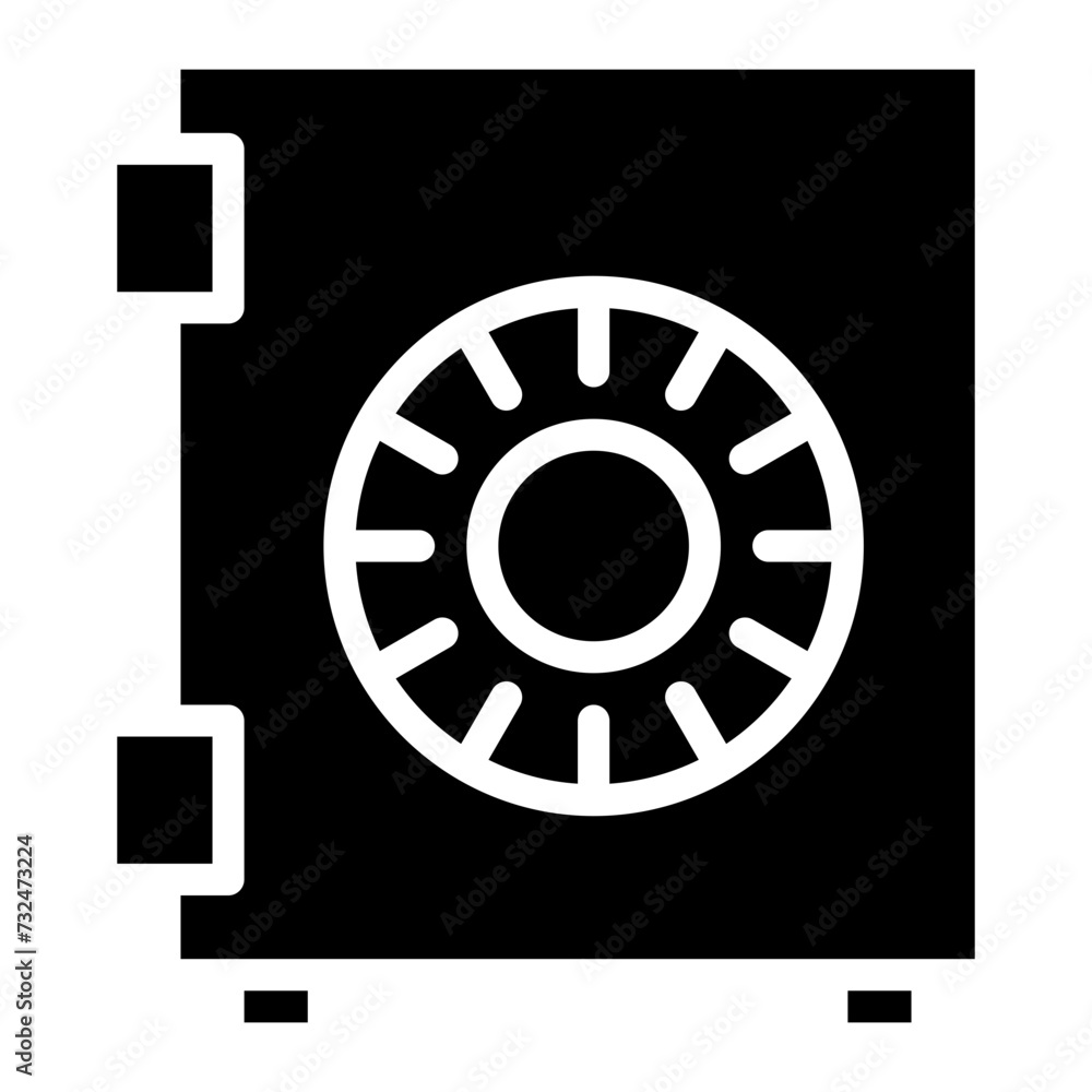 Vault icon vector image. Can be used for Trading. Vault icon vector image. Can be used for Trading.