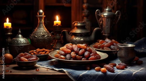 the cultural significance of dates and almonds during the holy month of Ramadan.