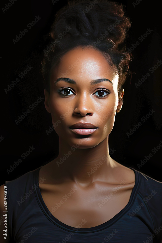 portrait of a black woman portrait of a black woman