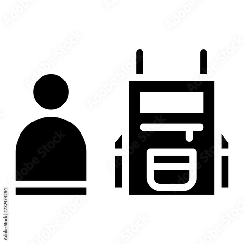 Solo Adventure icon vector image. Can be used for Adventure.