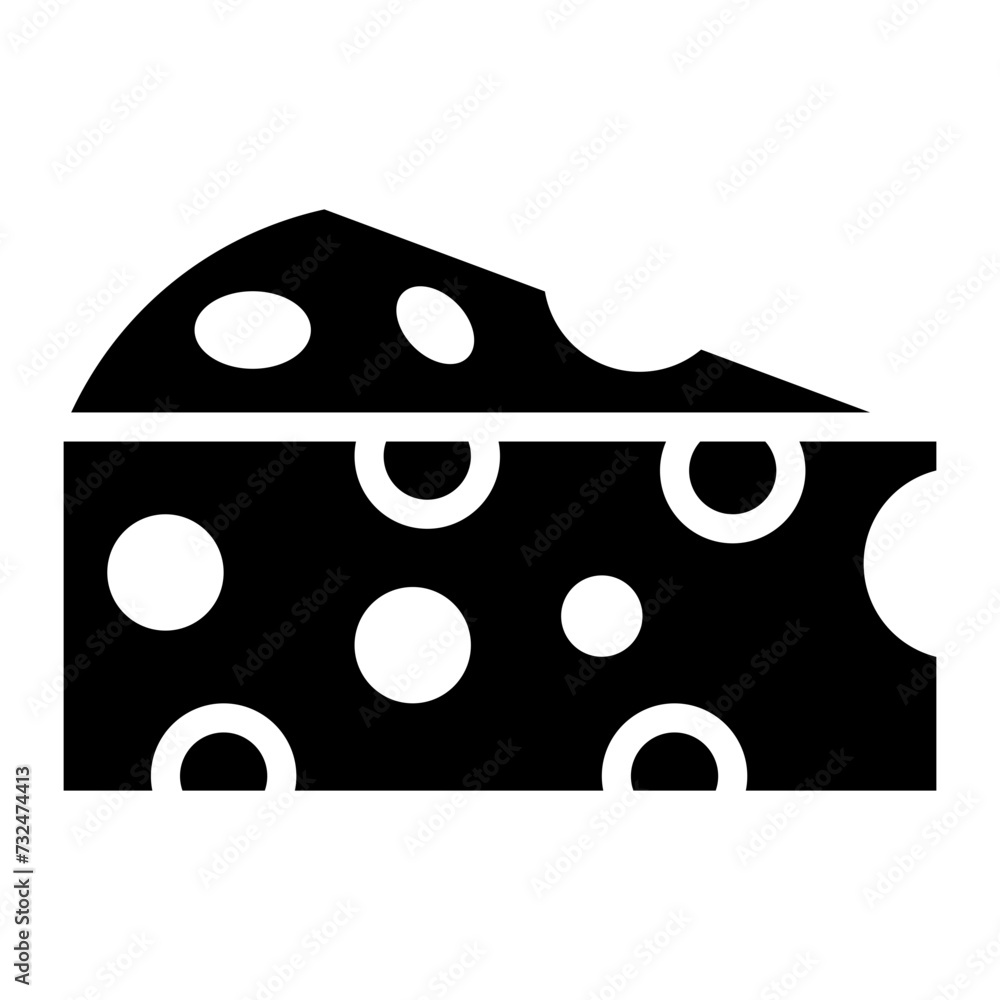 Cheese icon vector image. Can be used for Nutrition. Cheese icon vector image. Can be used for Nutrition.