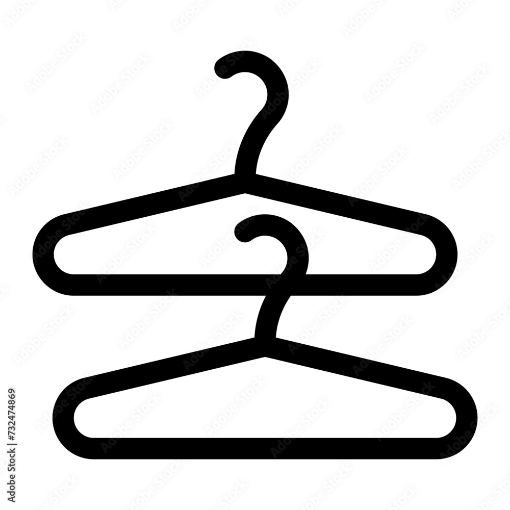 Hanger icon vector image. Can be used for Laundry. Hanger icon vector image. Can be used for Laundry.
