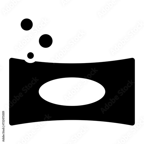 Soap, icon vector image. Can be used for Laundry.