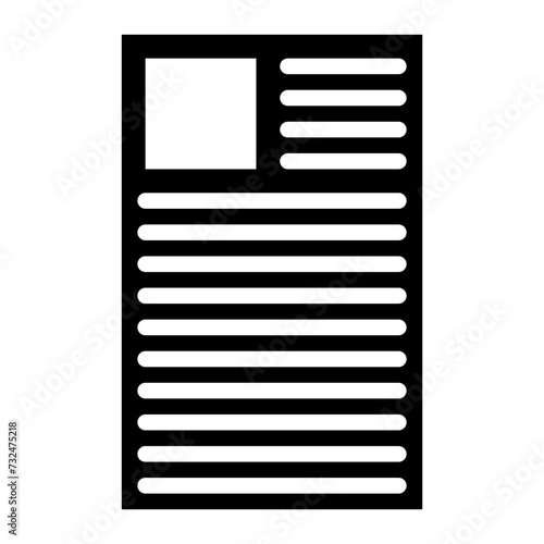 Comics Magazine icon vector image. Can be used for Printing. © SAMDesigning