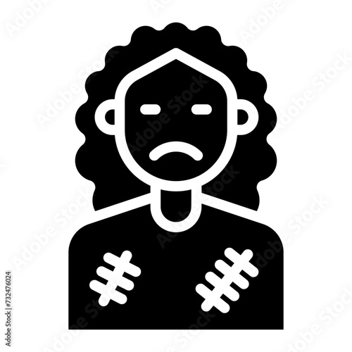 Beggar icon vector image. Can be used for Homeless.